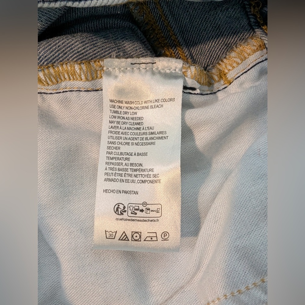 Anthropologie Pilcro Baggy High Waist Jeans Light Wash Size 28 - Picture 5 of 10